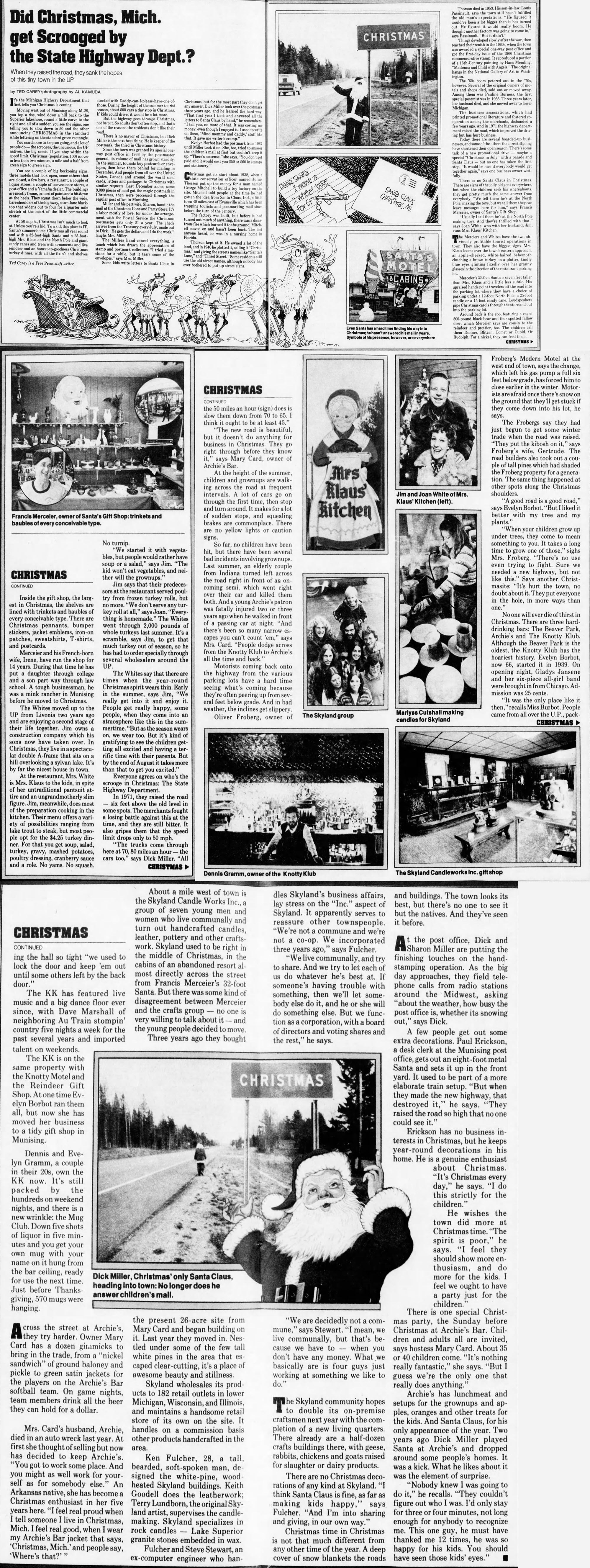 Christmas - Dec 25 1977 Feature Article